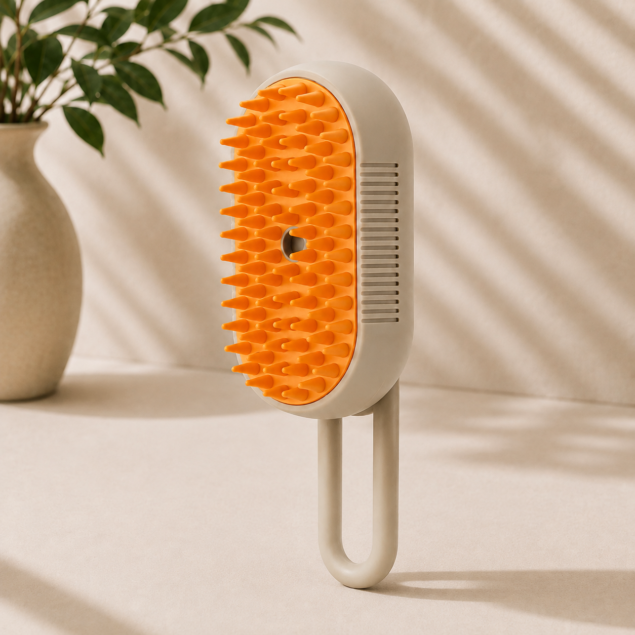 Nayare MistBrush steam grooming brush, part of the Nayare Duo set